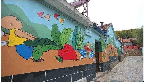 辉县网红壁画村在哪里呀,探寻中原壁画艺术的魅力之地